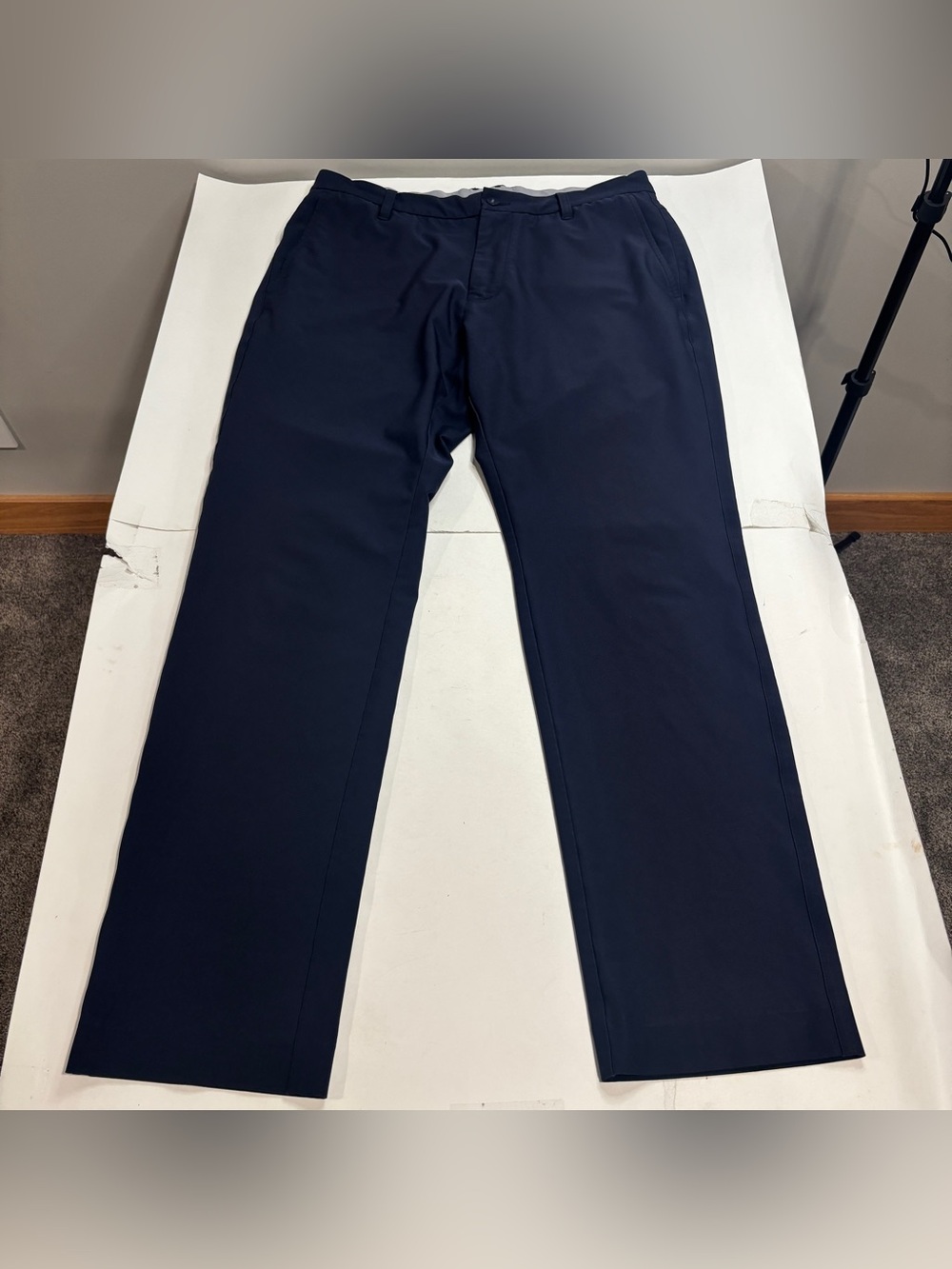 FootJoy Mens Tour Fit Performance Stretch Golf Pants Navy Blue Size 34x32